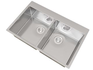 Кухонная мойка Florentina Логика-НМ 800.510.20.10 серебристый